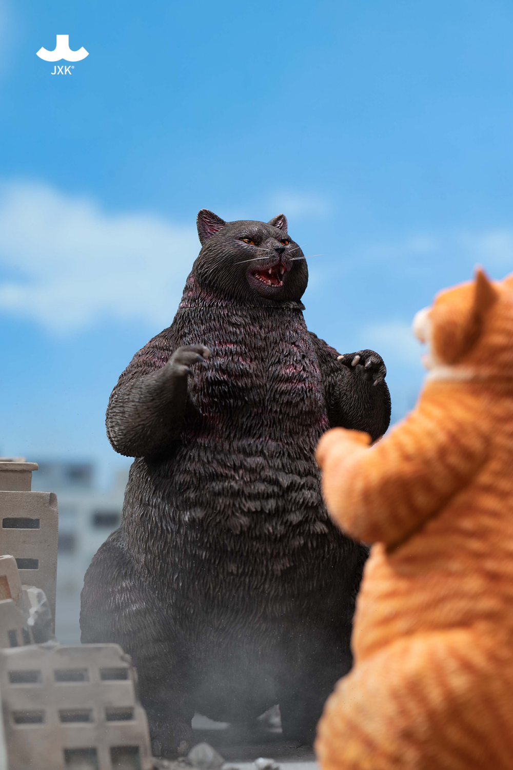 JXK MEOWZILLA JXK226B Simulation Cat Creative Decoration