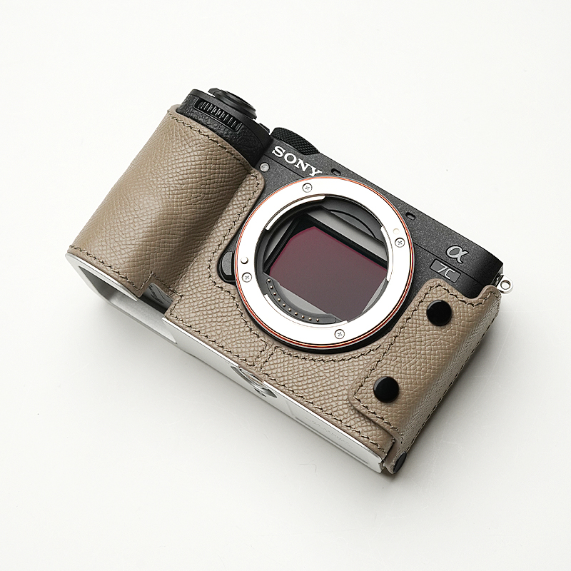 Genuine Real Leather Camera Bag Protect Case Cover Base For Sony A7C2 A7CII A7CR - Picture 28 of 31