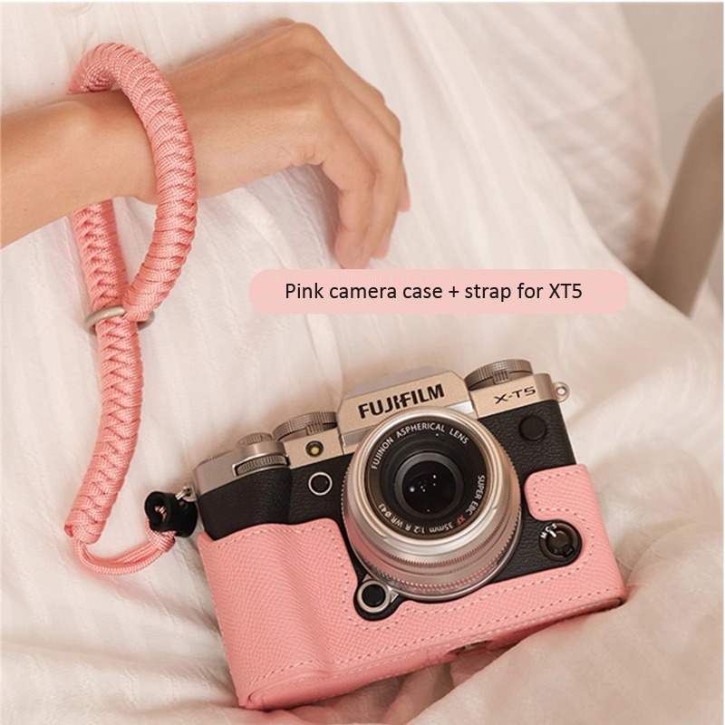 Real Leather Camera Bag Protect Case Belt For Fujifilm X100VI XT5 XT30 XT50 XS20 - Picture 22 of 22