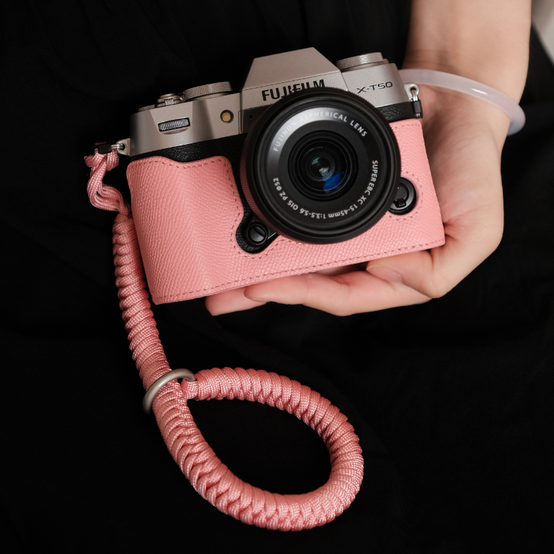 Real Leather Camera Bag Protect Case Belt For Fujifilm X100VI XT5 XT30 XT50 XS20 - Picture 19 of 22