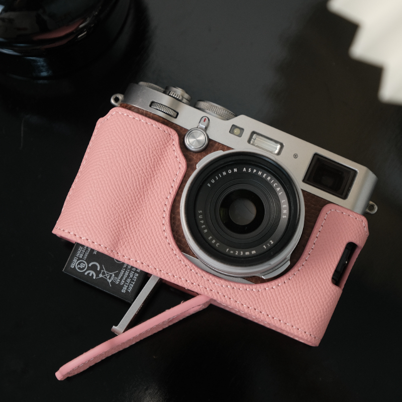 Real Leather Camera Bag Protect Case Belt For Fujifilm X100VI XT5 XT30 XT50 XS20 - Picture 21 of 22