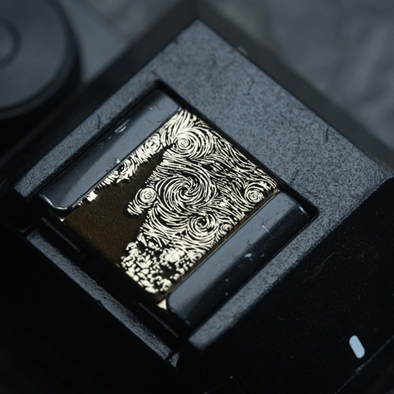 Metal Camera Hot Shoe Cover Star For Leica Sony A7C2 Canon Nikon