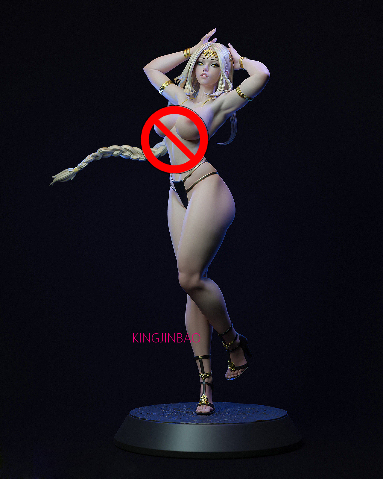 3DPrinted 1/4 1/6 Scale Queen Marika Unpainted Resin GK Unassembled Statue - Picture 16 of 16