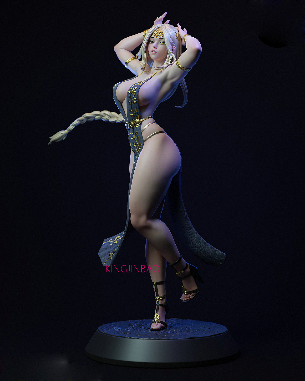 3DPrinted 1/4 1/6 Scale Queen Marika Unpainted Resin GK Unassembled Statue - Picture 15 of 16