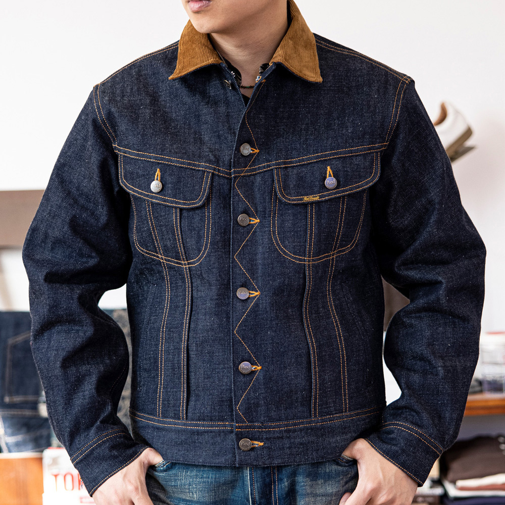 ジャケット・アウター LIDNM SILK DENIM MORTORCYCLE COAT LIDNM（リドム）の「SILK DENIM MORTORCYCLE COAT（ステンカラー