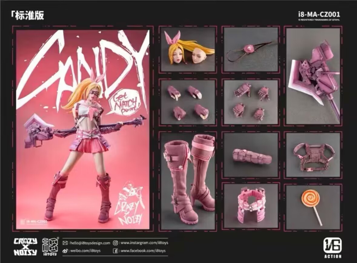 18Toys 1/6 Candy Noizy I8-Ma-Cz001 Mentality Girl Action Figures
