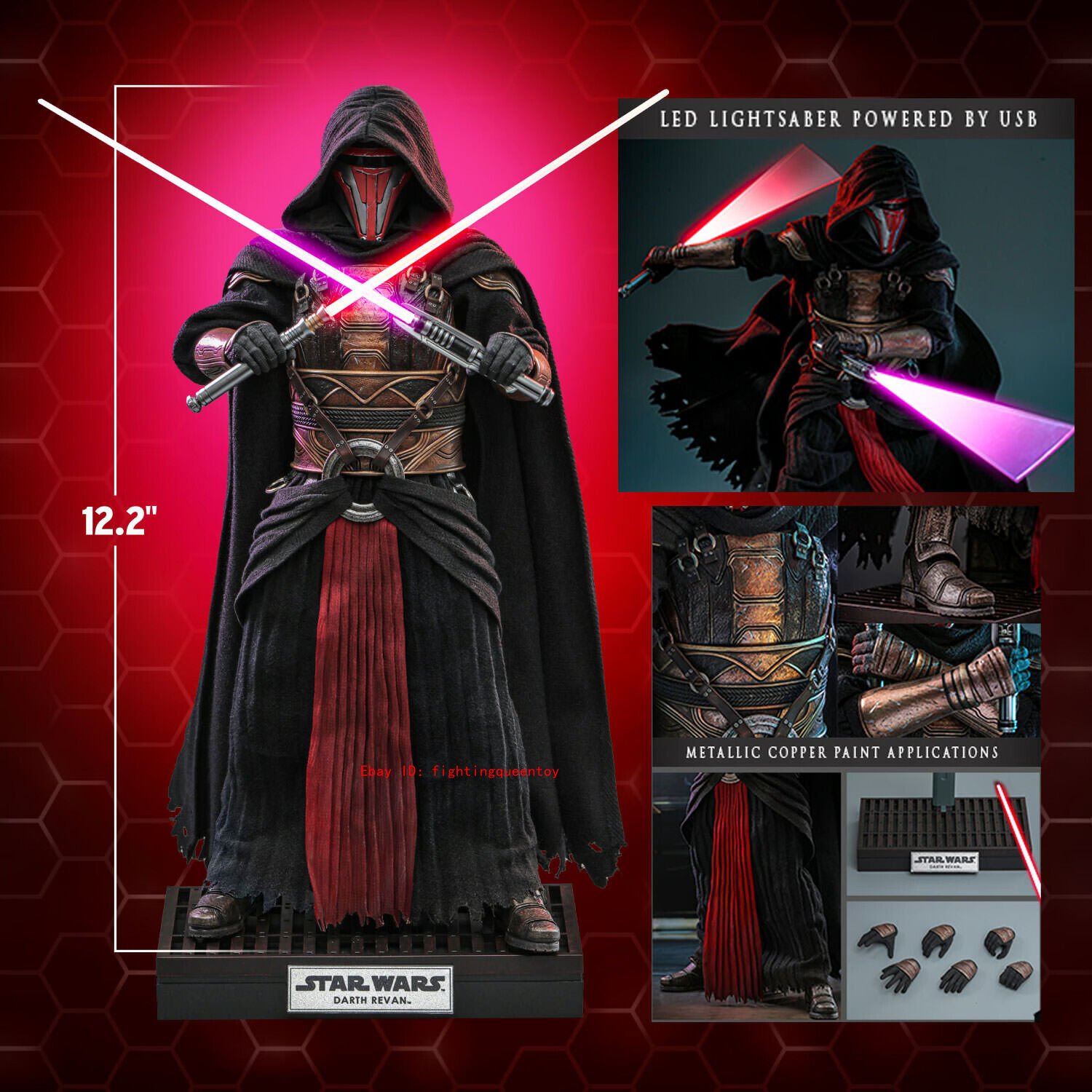ホットトイズVGM62 スター・ウォーズ ダース・レヴァンDarth Revan Darth Revan™ Sixth Scale Figure by Hot Toys | Sideshow Collectibles