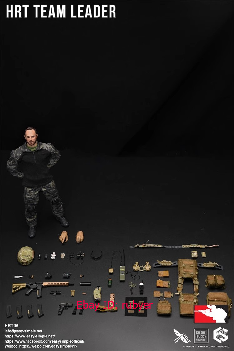 Easy＆Simple HRT06 1/6 HRT Team Leader Male Action Figure