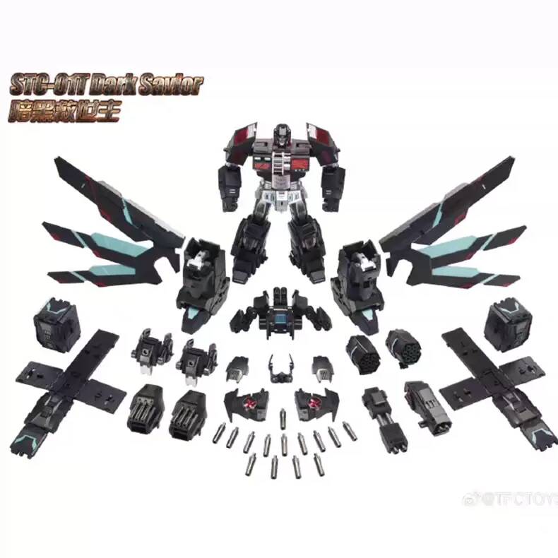 Transformable Toys Perfect Tfc Toys STC-01T Dark Prime Savior