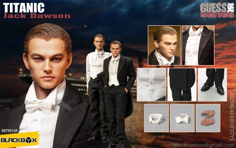 BLACKBOX TITANIC JACK 12in Action Figure Doll Model BBT9014A Suit