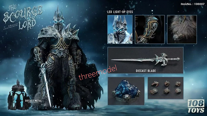 108Toys 108007 フローズンリッチキング 1/6 Lich King 108toys 007 108007 108 toys action figure Ice Sealing Demon King