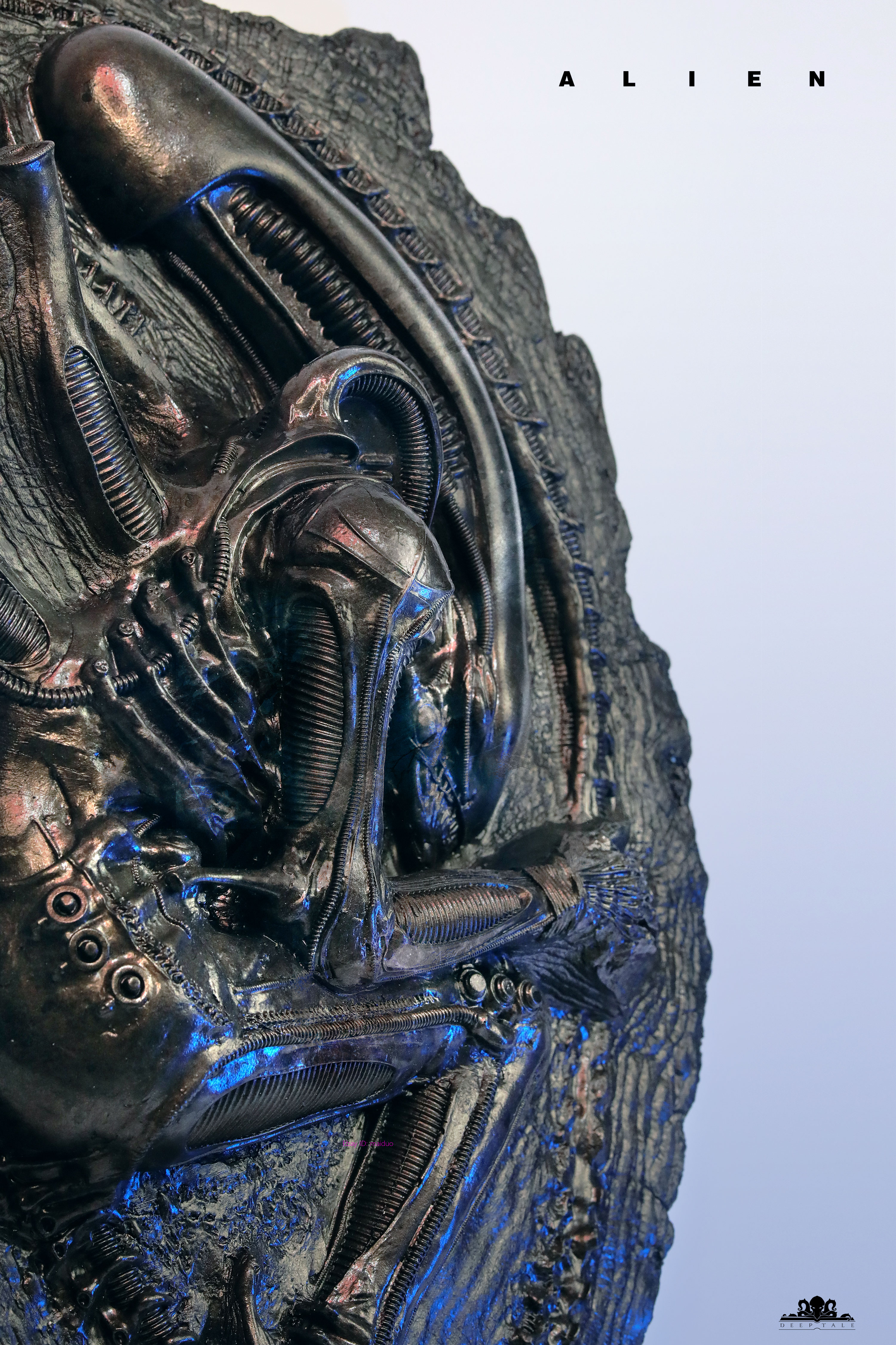 Alien Big Chap 3D Wall Art Resin Deep Tale Studio Model