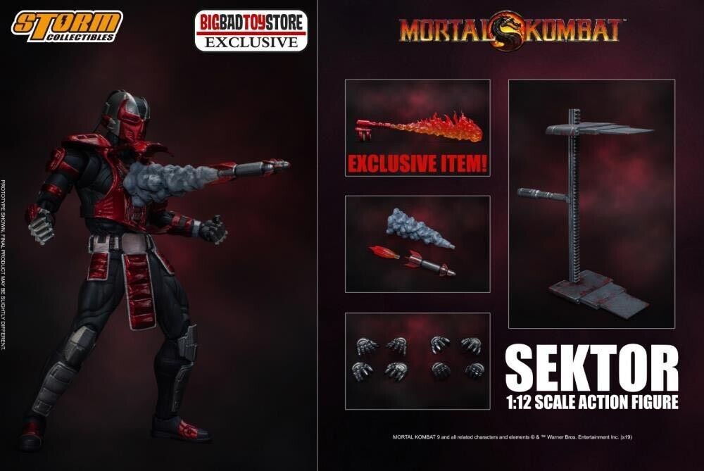 ストームコレクティブルズ　Mortal Kombat Sektor Storm Collectibles Mortal Kombat SEKTOR アメコミ