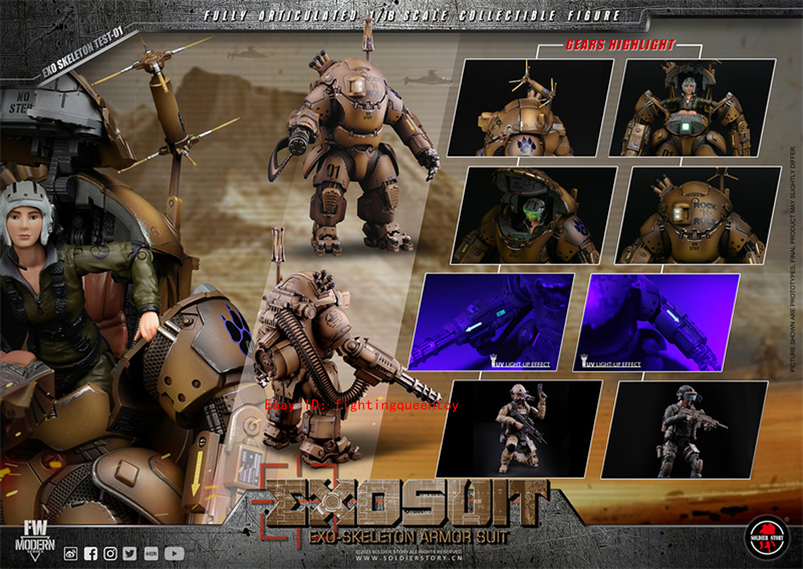Soldier Story SSE001 EXO-Skeleton Armor Suit XO-01 1/18 Action
