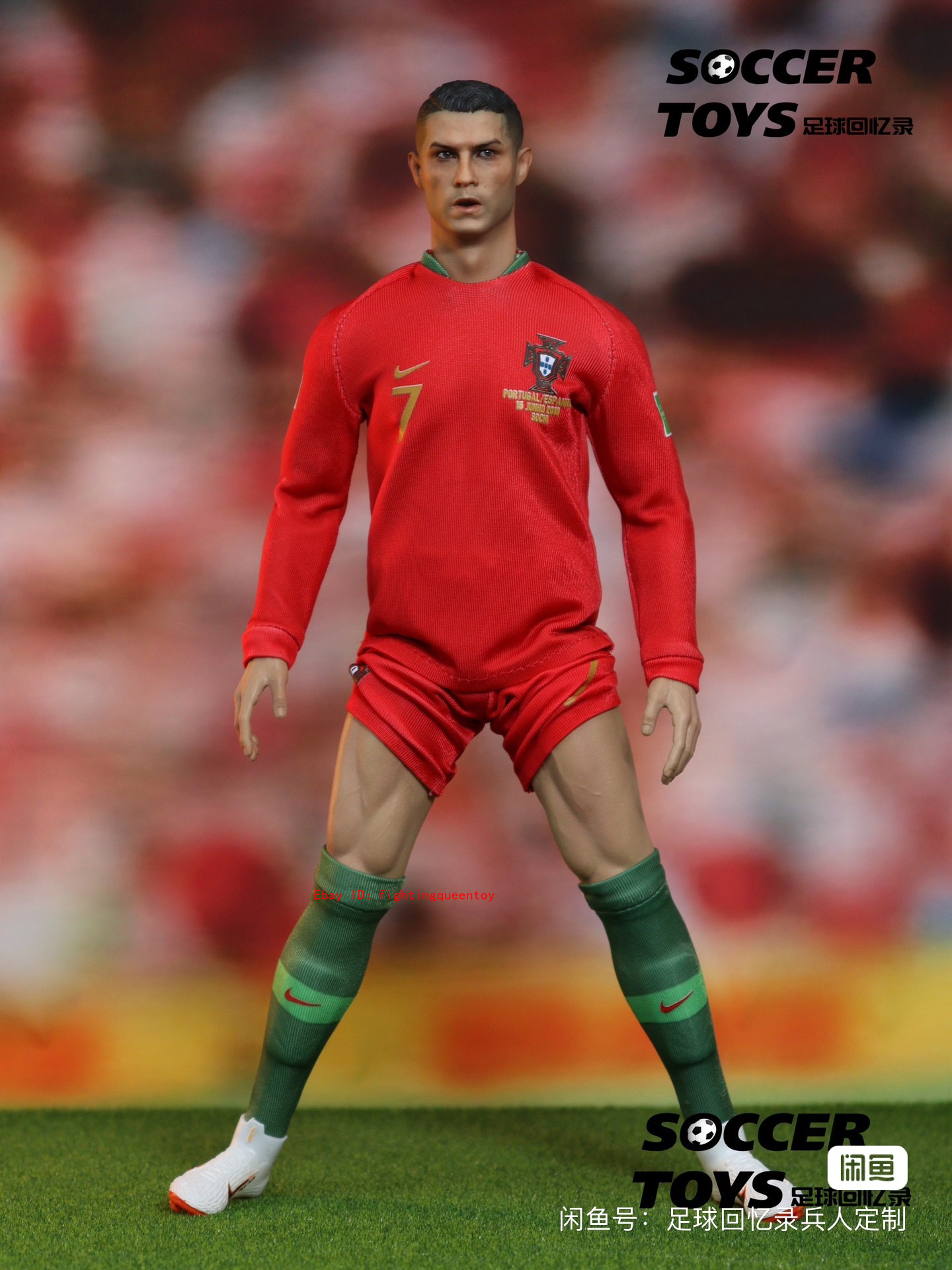 Soccer Toys C Ronaldo 2018 Hand Painting Head 1/6 Male Action