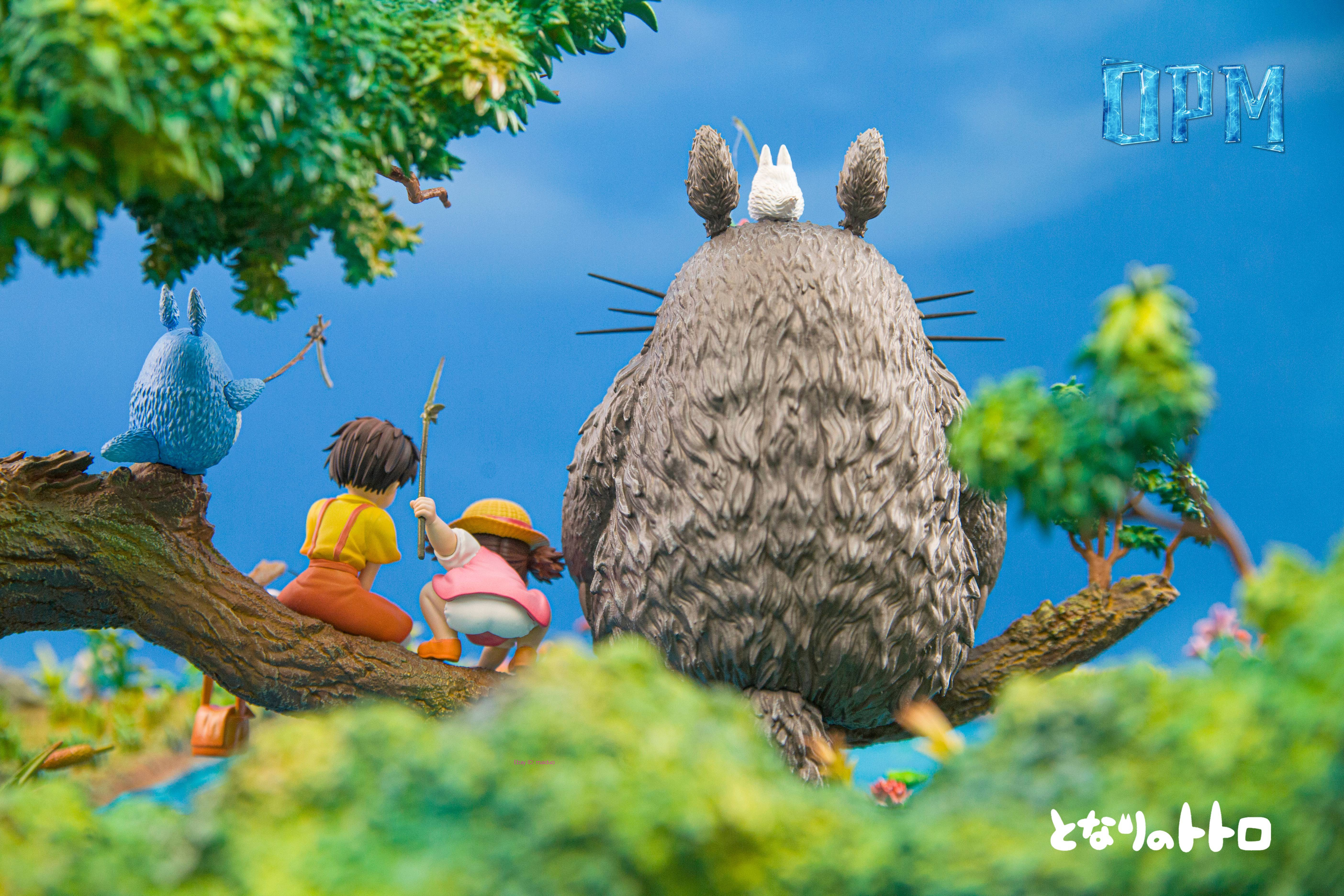 MY NEIGHBOUR TOTORO Fishing OPM Studio Resin Statue Collectibles