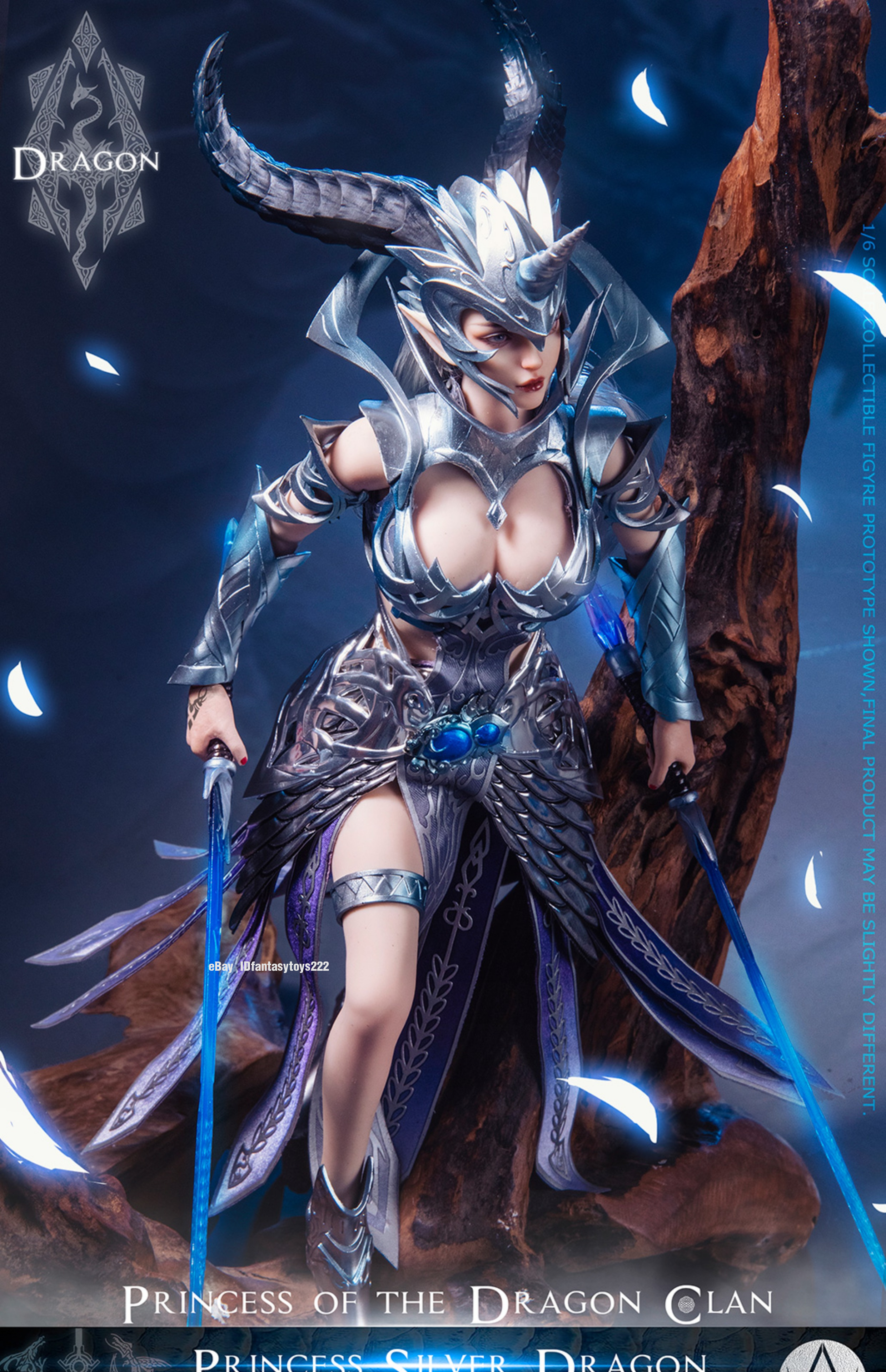 WAR STORY 1/6 Scale WS019A Anastasia Dragon Princess Silver Ver