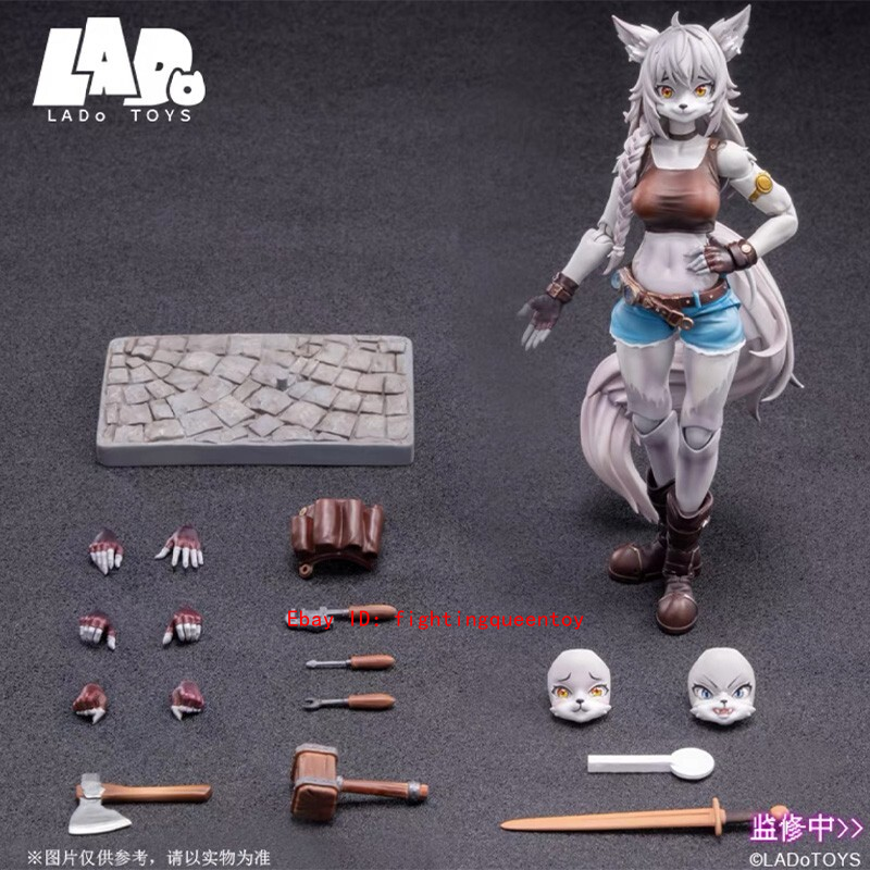 LADoTOYS ERA-001 Liya Alopex Mechanic Fox Girl Fix Ver. 1/12 PVC