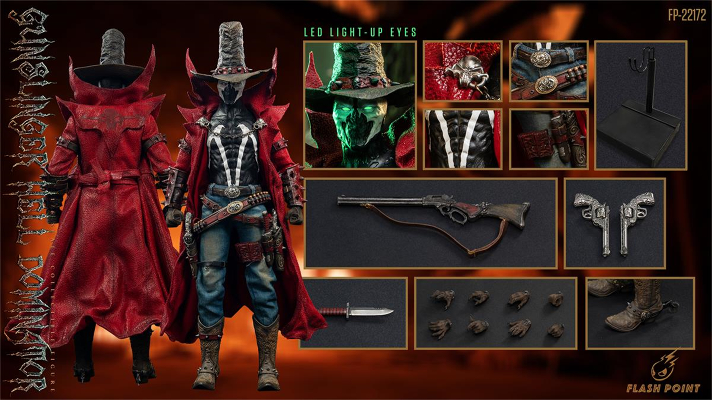 Flash Point Studio Gunslinger Hell Dominator Spawn 1/6th Action