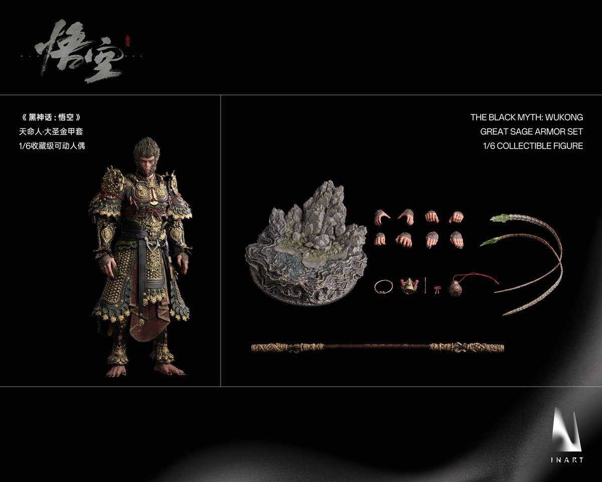 INART Black Myth: Wukong 1/6 Limited Game Character Action Figure