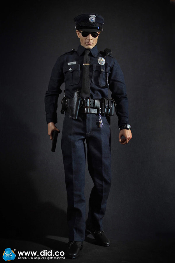 DID LAPD Patrol Austin 12in Action Figure Male Doll Model MA1009