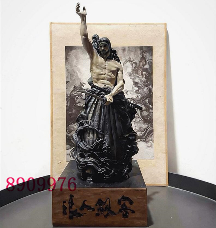 Jiong Studio Vagabond Miyamoto Musashi Painted Resin Statue