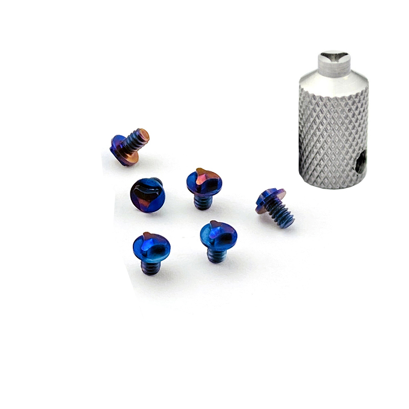 6 Stück. TC4 Griffschrauben + Werkzeug für Microtec Combat Troodon - Bild 8 von 10