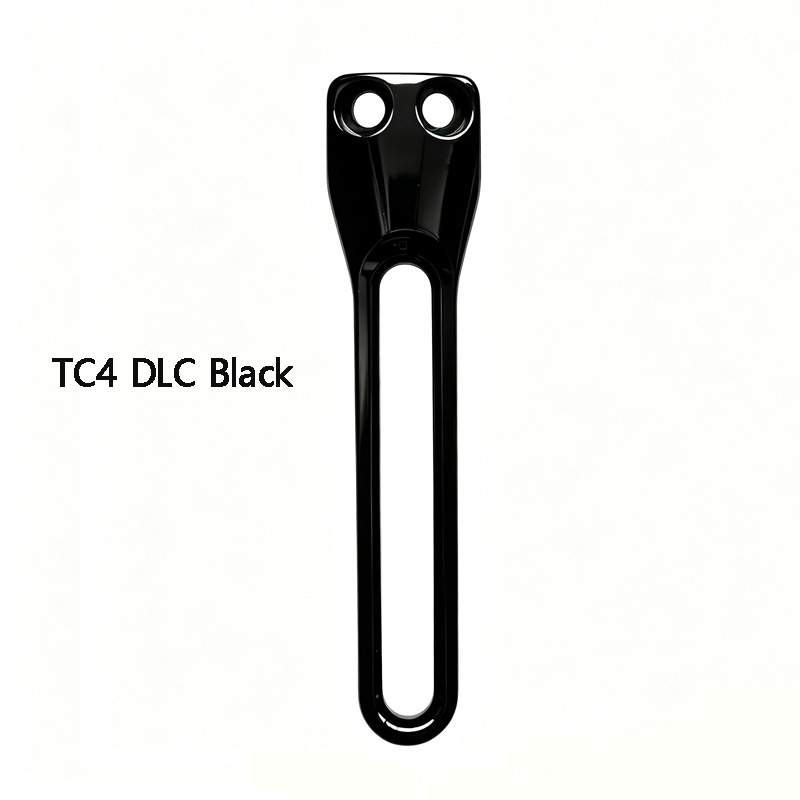 1PC. EDC Flashlight Clip BeCu Elephant Trunk Hollow Mirror Finish