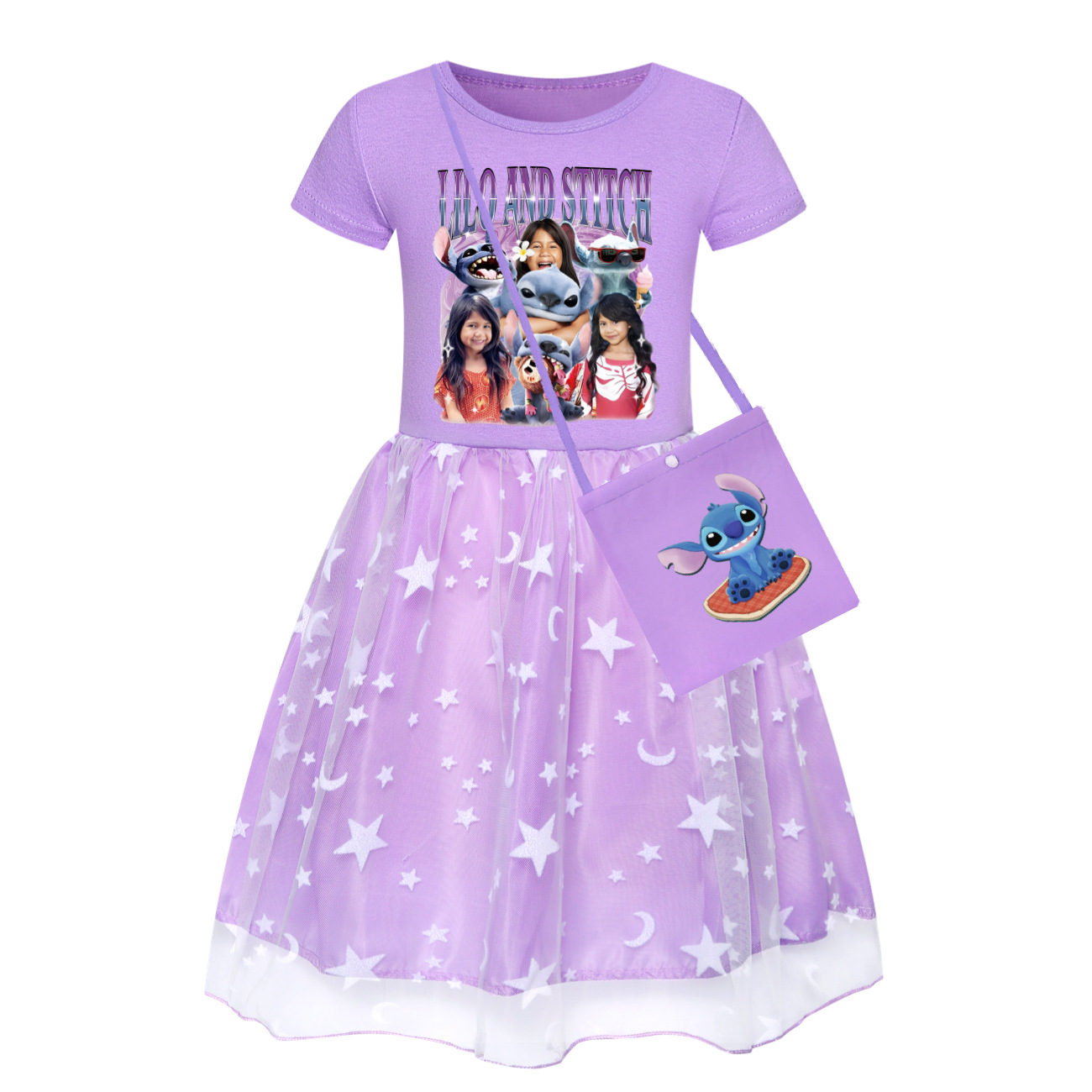Kids Girls Lilo and Stitch Princess Tutu Dress Beach Dress Party Birthday Dress - Picture 22 of 31