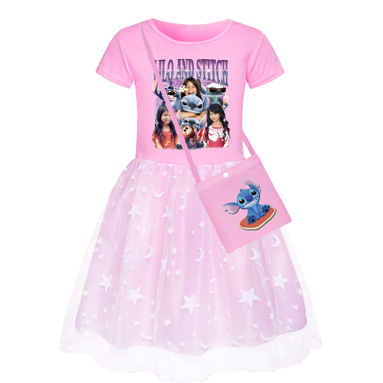 Kids Girls Lilo and Stitch Princess Tutu Dress Beach Dress Party Birthday Dress - Picture 20 of 31