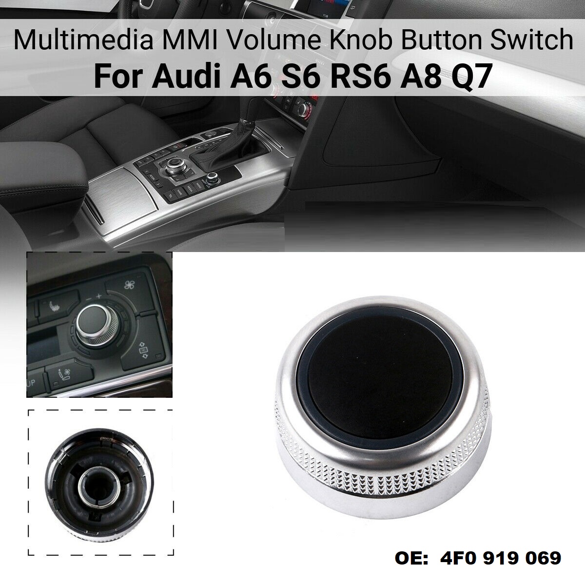 center mmi knob for audi a6 2006