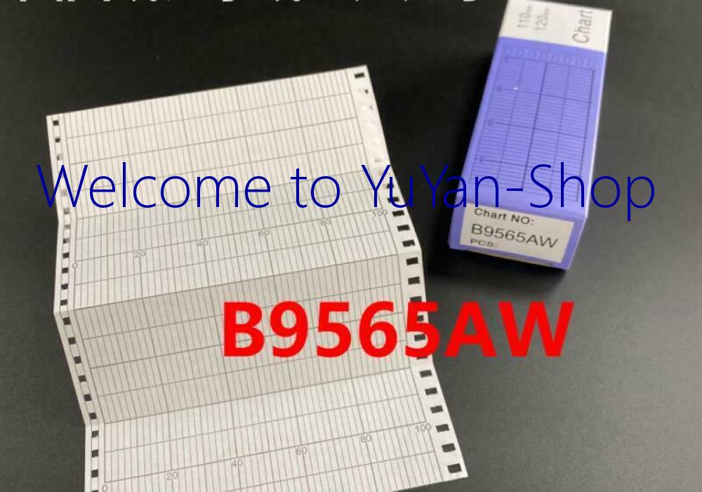 1 box only Graphic Controls Yokogawa B9565AW Folding Chart Recording