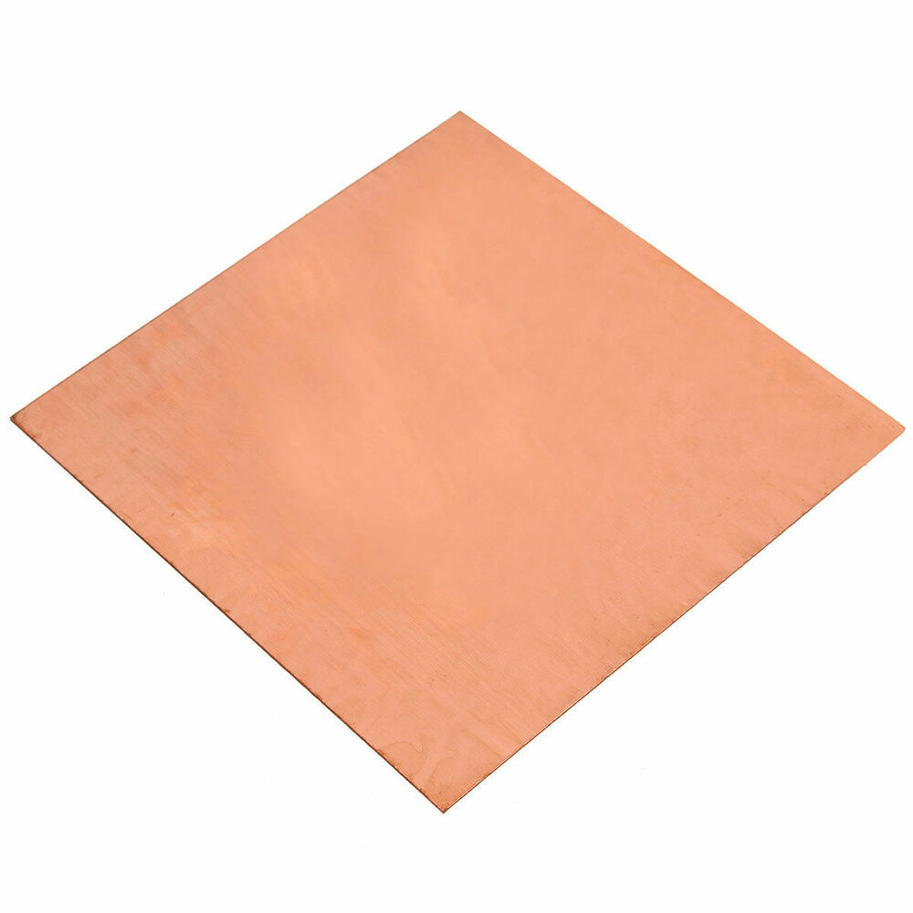 LTKJ 1PC 99.9% Pure Copper Cu Metal Sheet Plate 1mmx100mmx100mm 