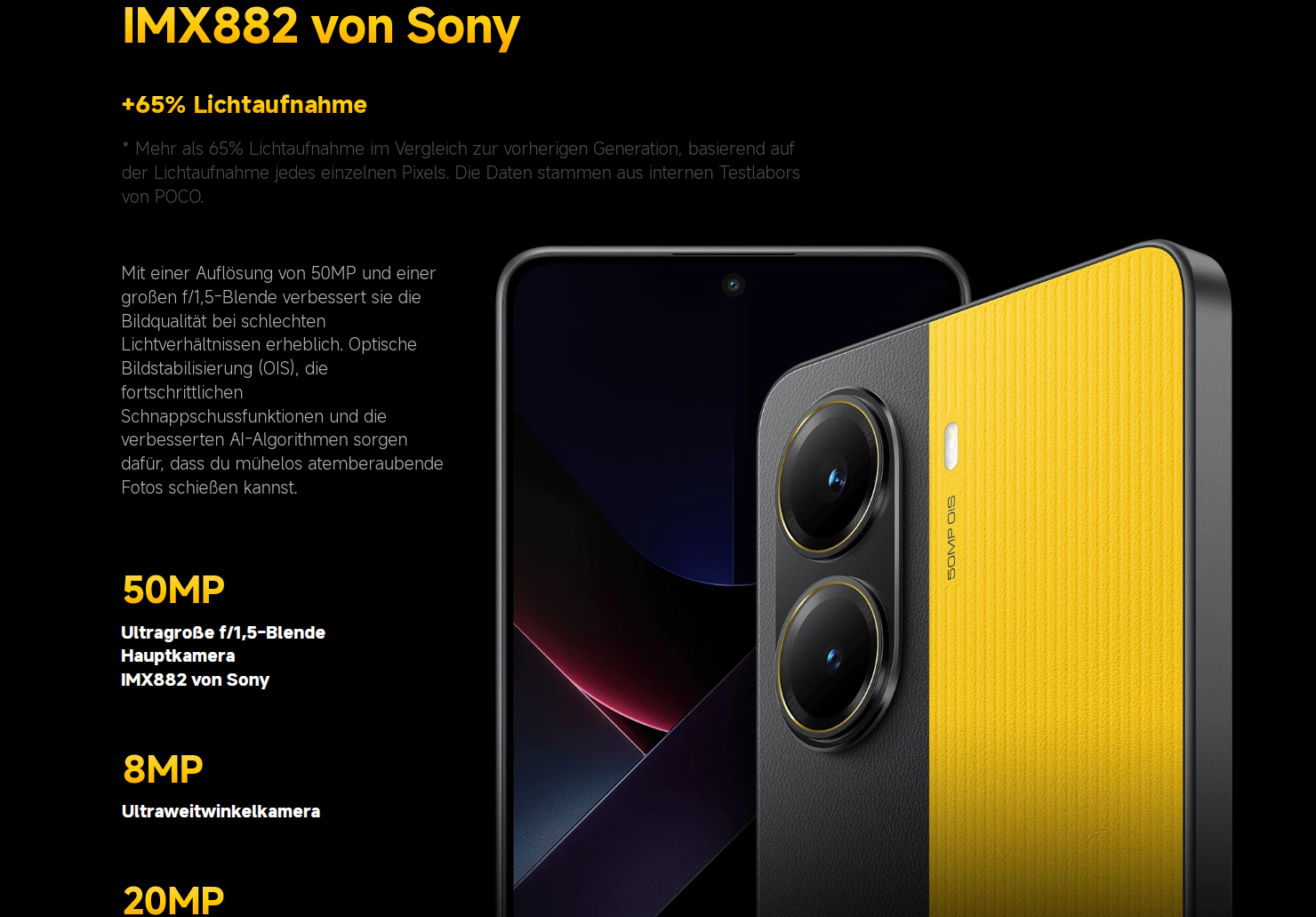 Xiaomi POCO X7 Pro 256GB/8GB - Yellow | Günstig