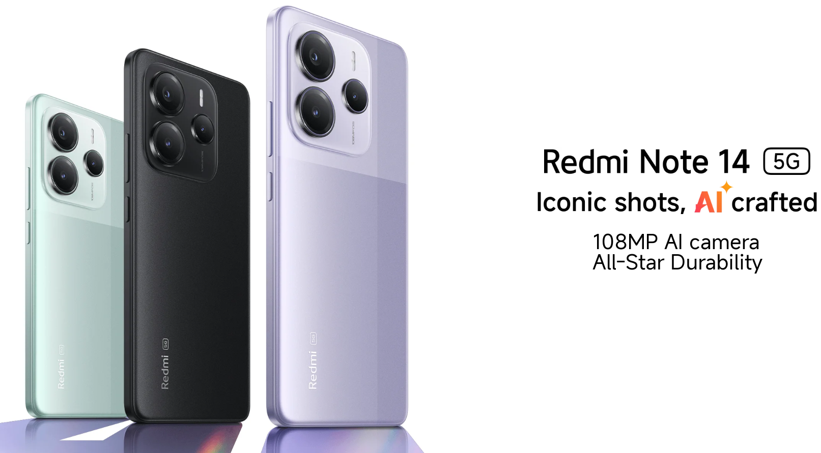 XIAOMI Redmi Note 14 5G, 120 Hz, 6,67 Zoll AMOLED Display, 8