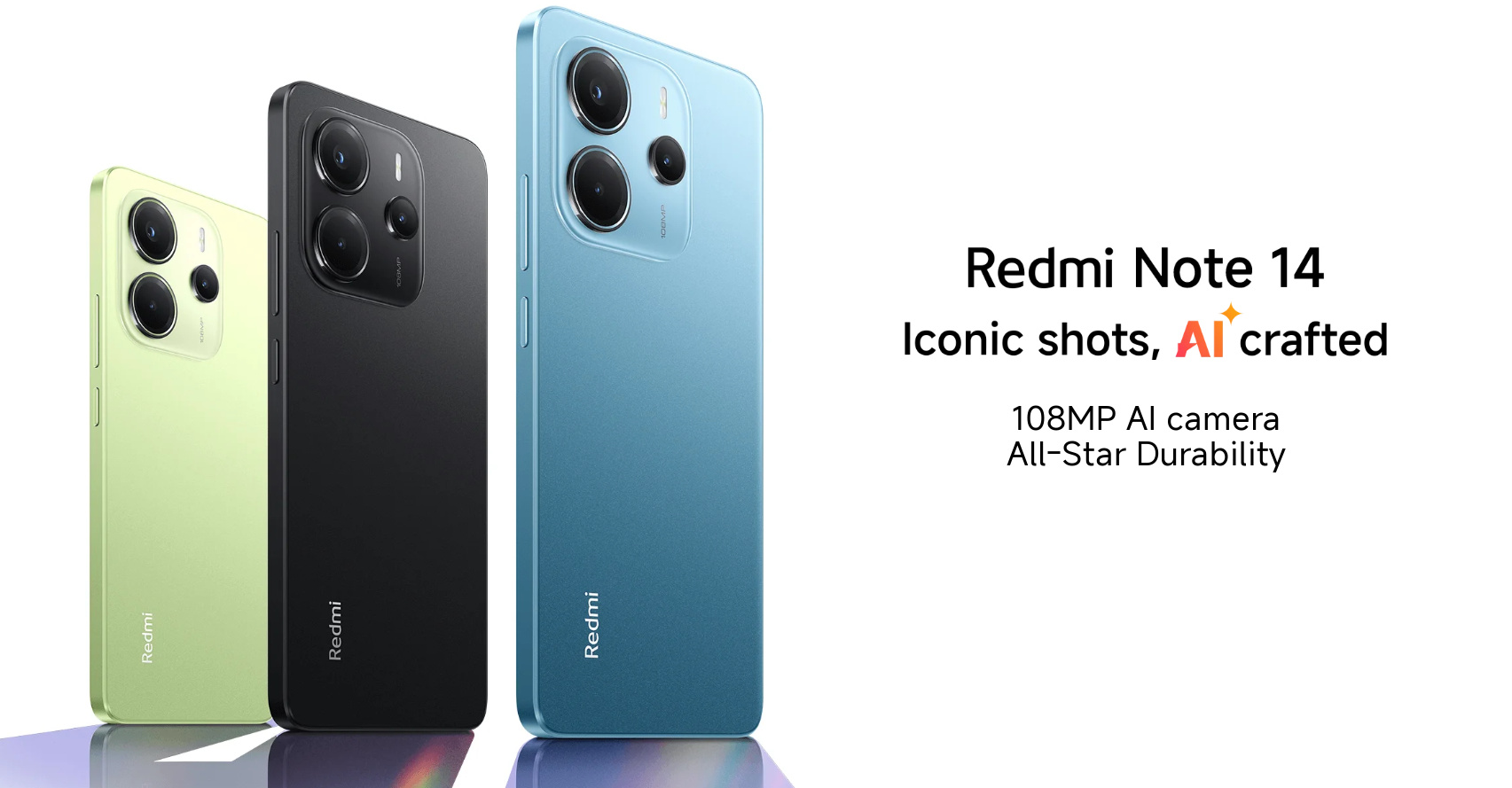 Xiaomi Redmi Note 14 4G – 8GB RAM, 256GB, Display AMOLED 6.67” 120Hz, Fotocamera 50MP, Batteria 5500mAh, Blu