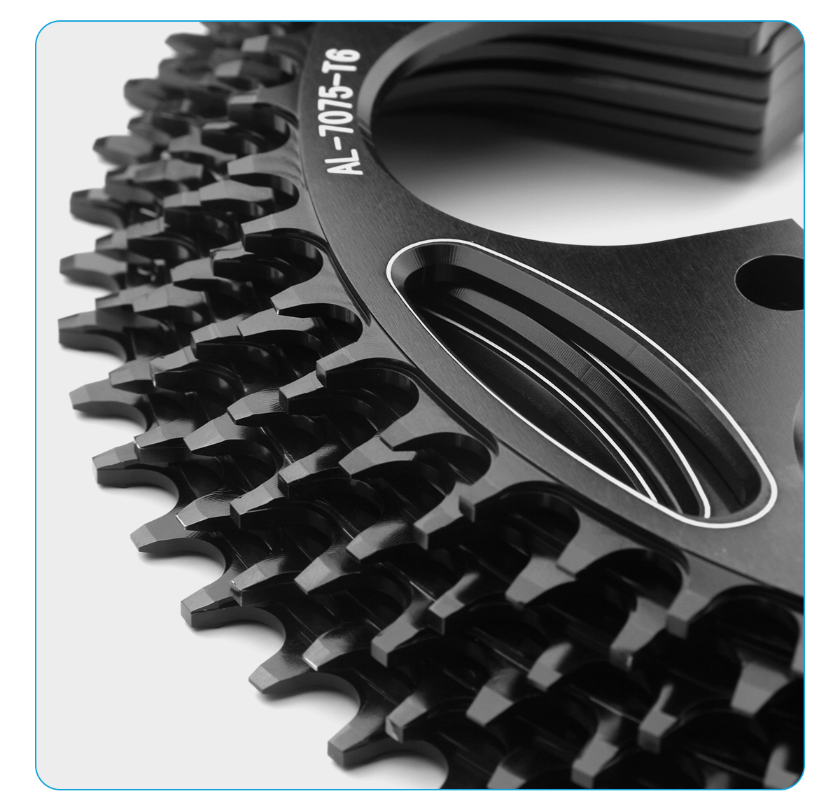 【ffroi】rond WUZEI 110BCD 130BCD Chainring Narrow Wide Round 36-60 Tooth