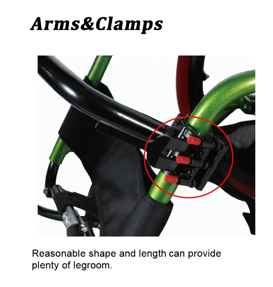 16 Inch Wheelchair Attachment Electric Handcycle Tractor 36V 250W/350W/500W - Picture 10 of 15