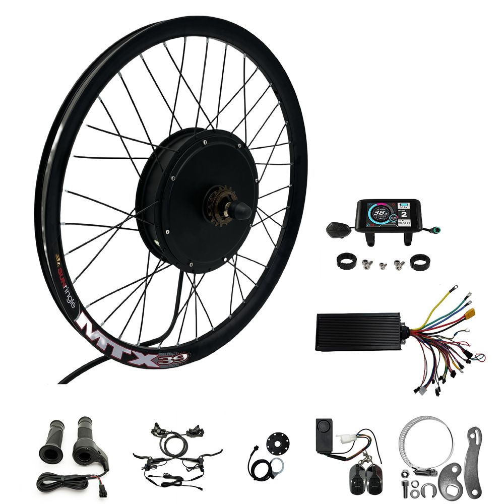 L*b様 26インチ 電動自転車用 リアホイール モーター付 MTX39 72V 3000W MTX39 Rim Ebike Rear Motor Wheel Conversion Kit 24'' 26