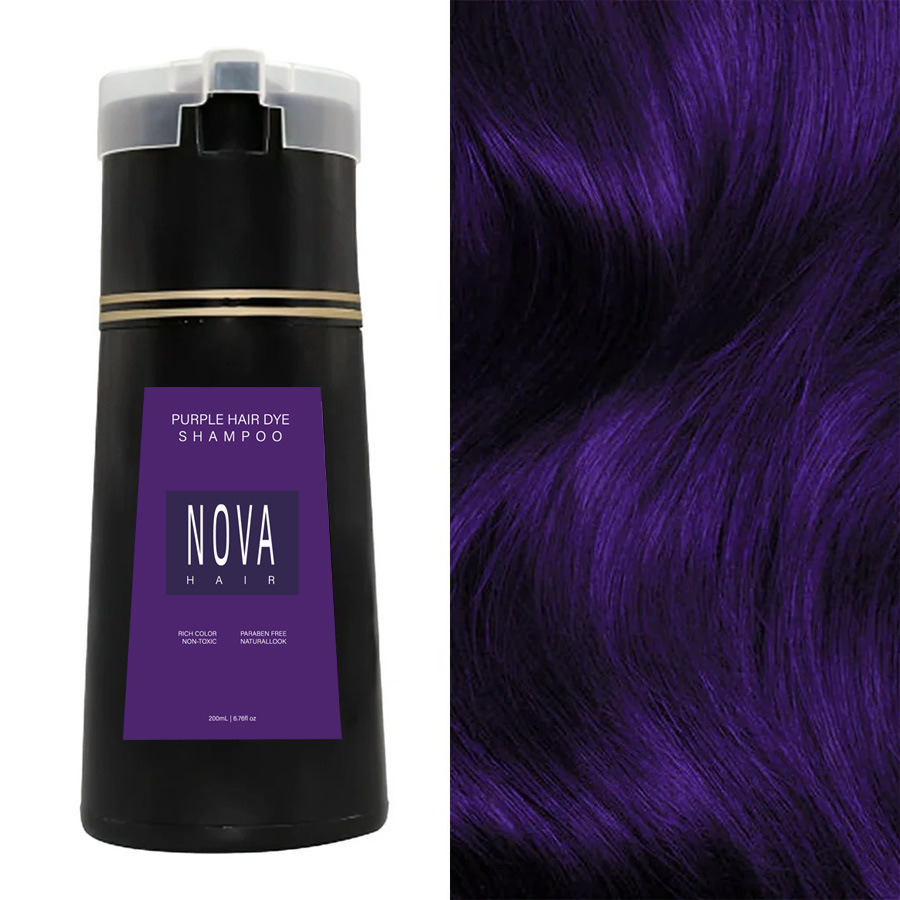 Nova Hair Dye Shampoo, Nova Hair Instant Dye Shampoo,Hair Color Shampoo for Hair - Picture 19 of 19