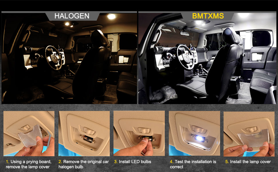 thumbnail image 2 of BMTxms 9-Piece LED Interior Light Kit For Honda CR-V I II III IV V (1995-2022) - 6000K White 2 of 5