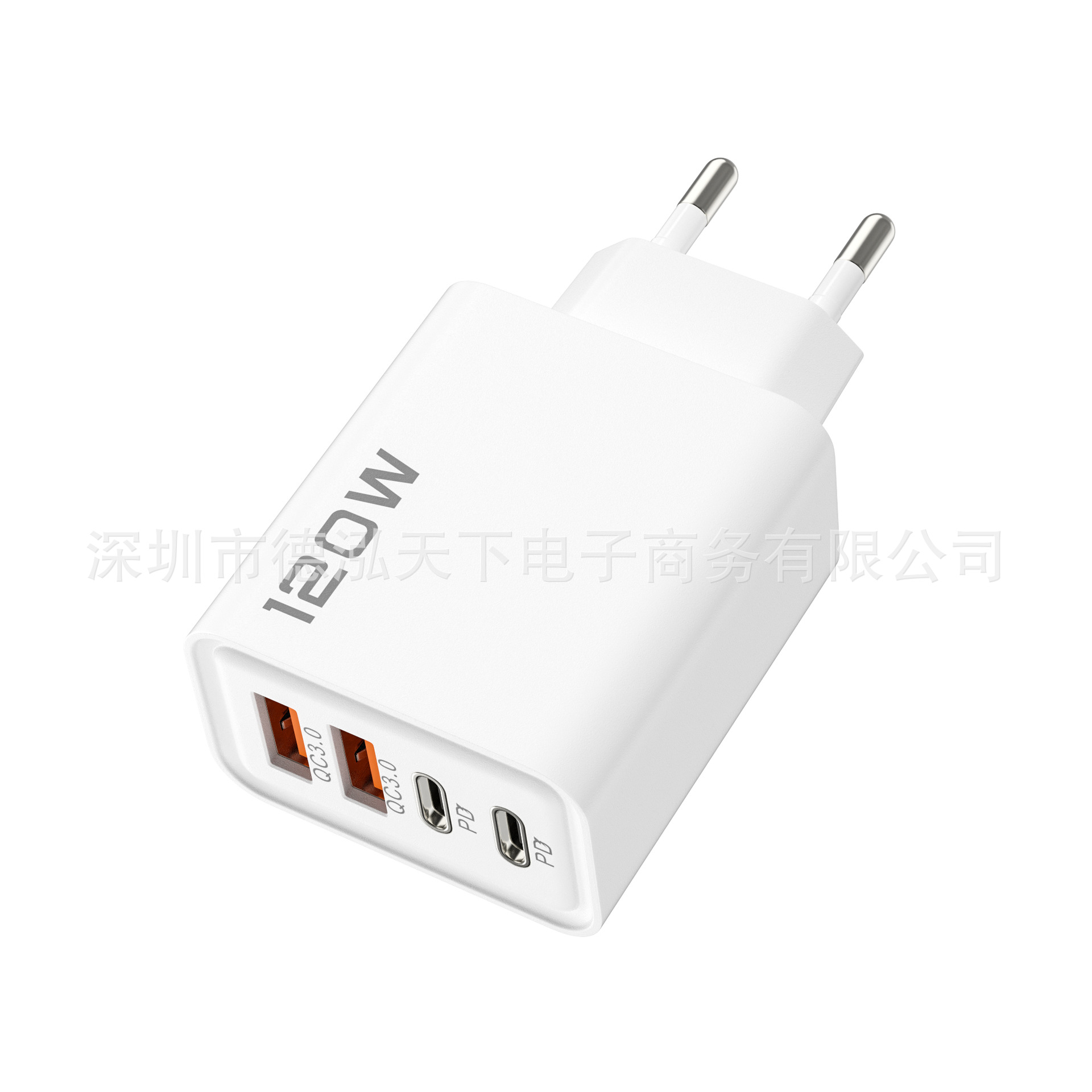 Hot 4Ports 120W Fast Charger Dual USB Type C UK Plug Wall Charger Power Adapter - Picture 27 of 36