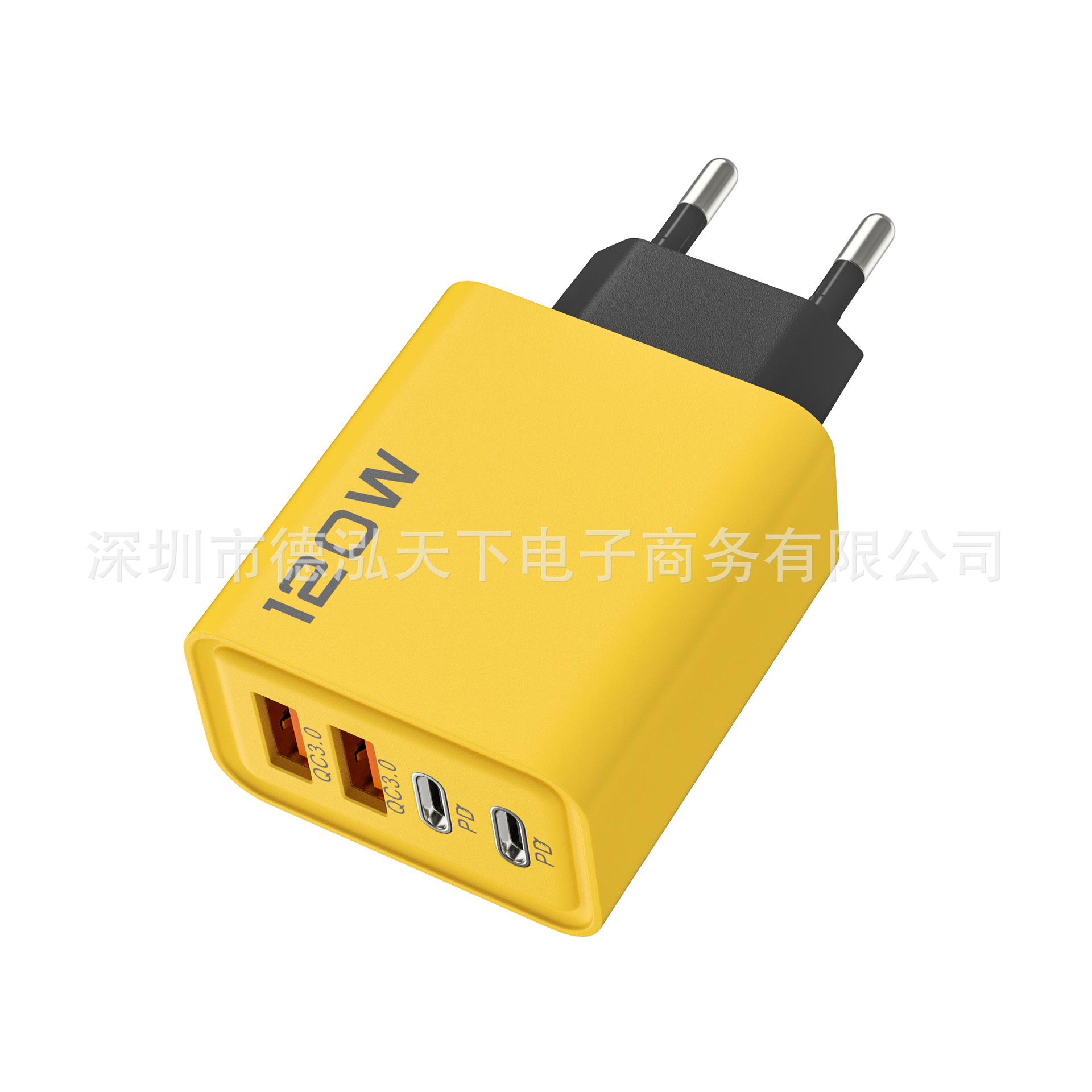 Hot 4Ports 120W Fast Charger Dual USB Type C UK Plug Wall Charger Power Adapter - Picture 33 of 36