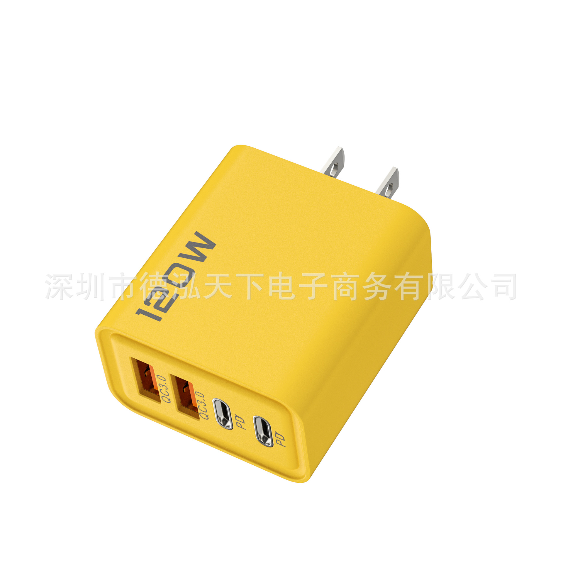 Hot 4Ports 120W Fast Charger Dual USB Type C UK Plug Wall Charger Power Adapter - Picture 35 of 36