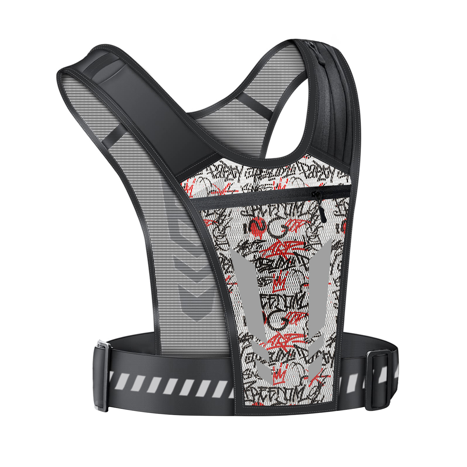 New Lightweight reflective vest with pockets - Jogging, Cycling & Outdoor - Picture 24 of 24
