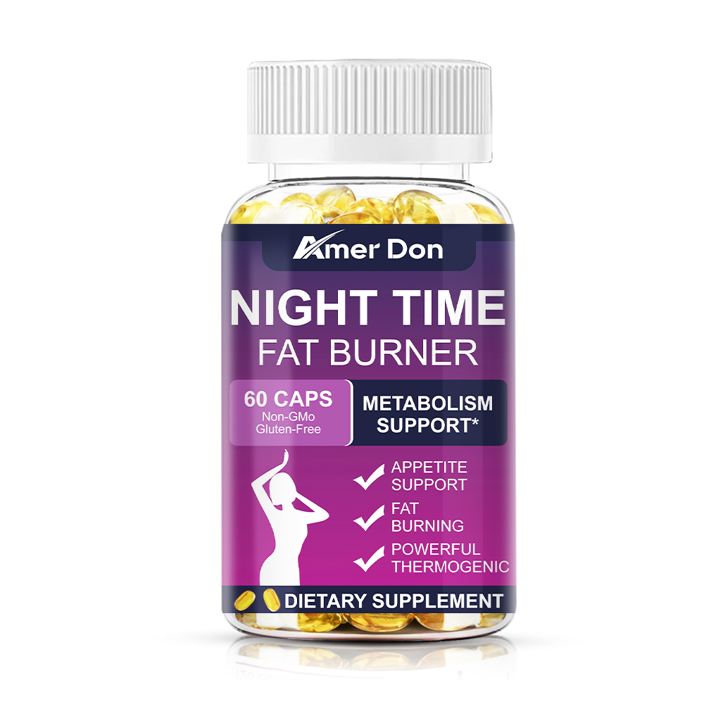 Night Time Fat Burner Supplement For Weight Loss Burn Fat Appetite Suppressant