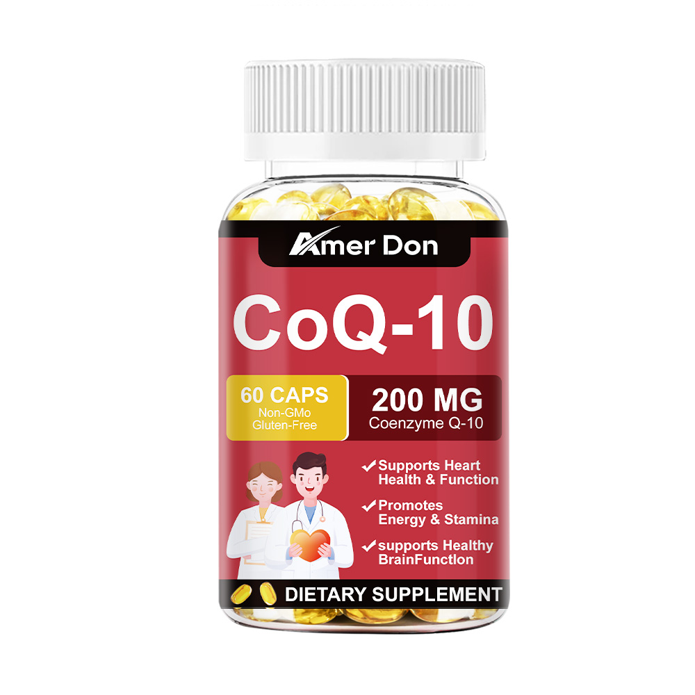 Amer Don CoQ 10 CoEnzyme Q-10 200mg Support Heart Health,High Potency