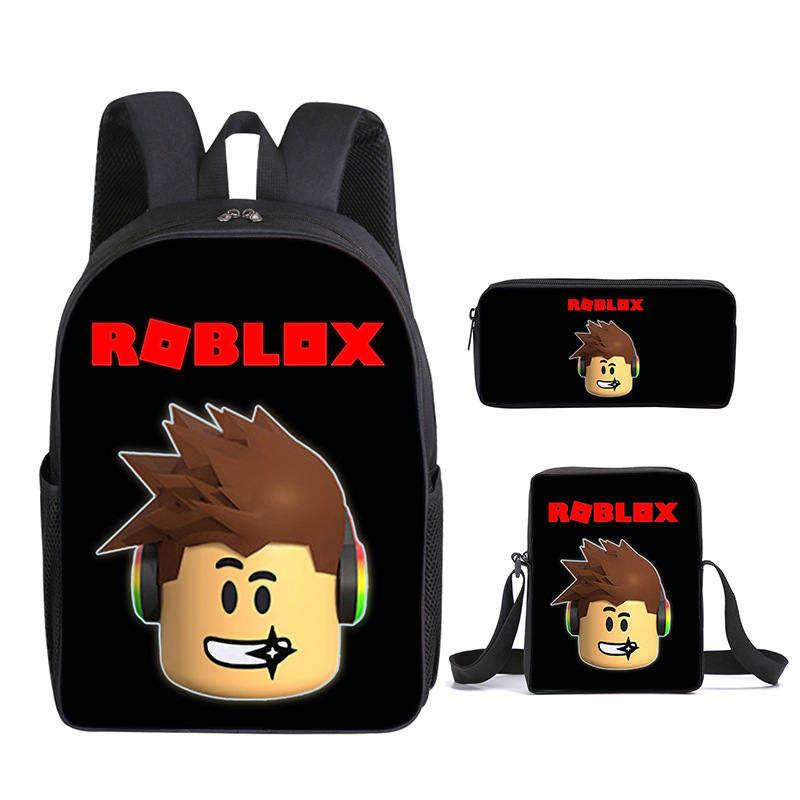 Kids Roblox Game 3D Backpack School Bag Lunch Bag Rucksack Shoulder Bookbag Gift - Picture 14 of 26