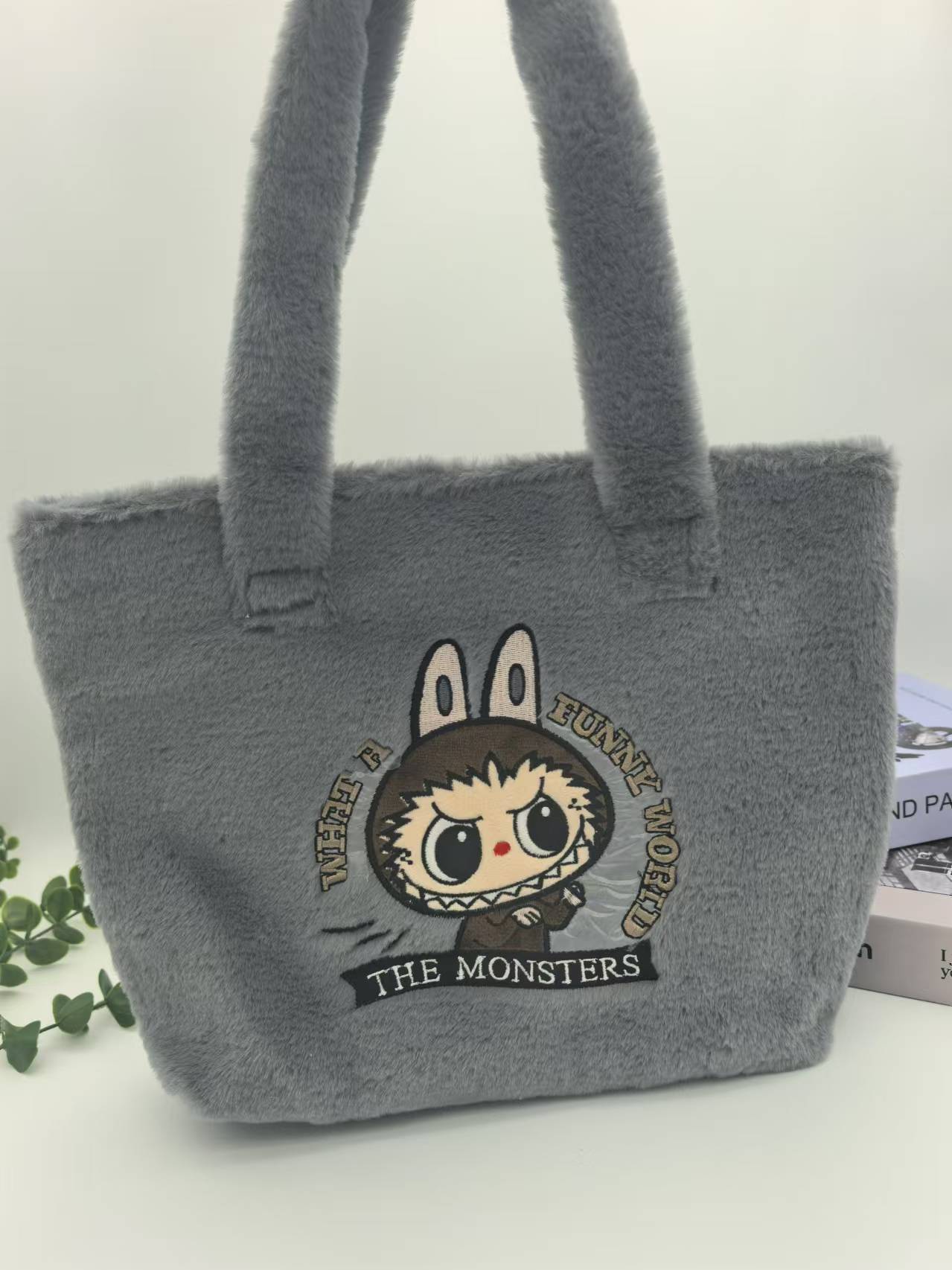 LABUBU The Monsters Etciting Macaron Plush Cute Bags Crossbody Bag Xmas Gift - Picture 21 of 23
