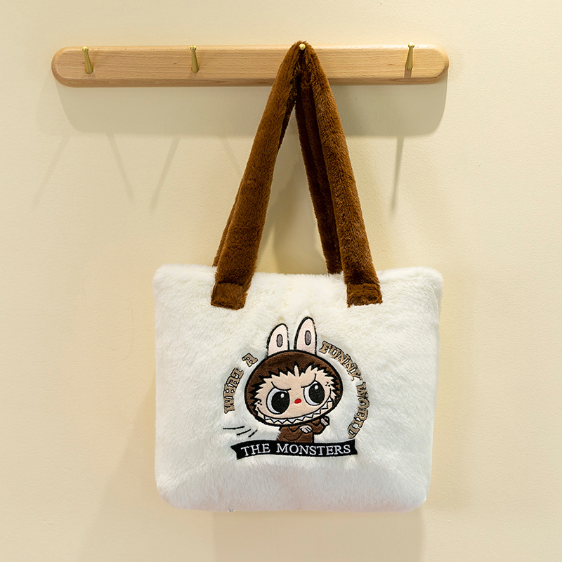 LABUBU The Monsters Etciting Macaron Plush Cute Bags Crossbody Bag Xmas Gift - Picture 20 of 23